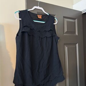 Tory Burch Black Sleeveless Blouse